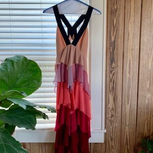 Free People multi-color maxi dress